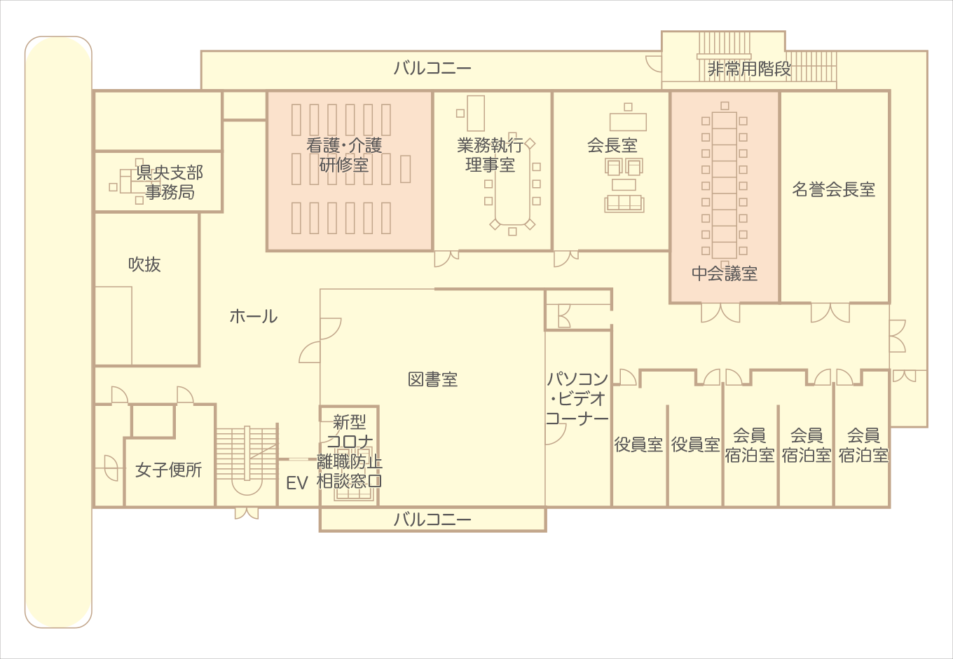 2階平面図