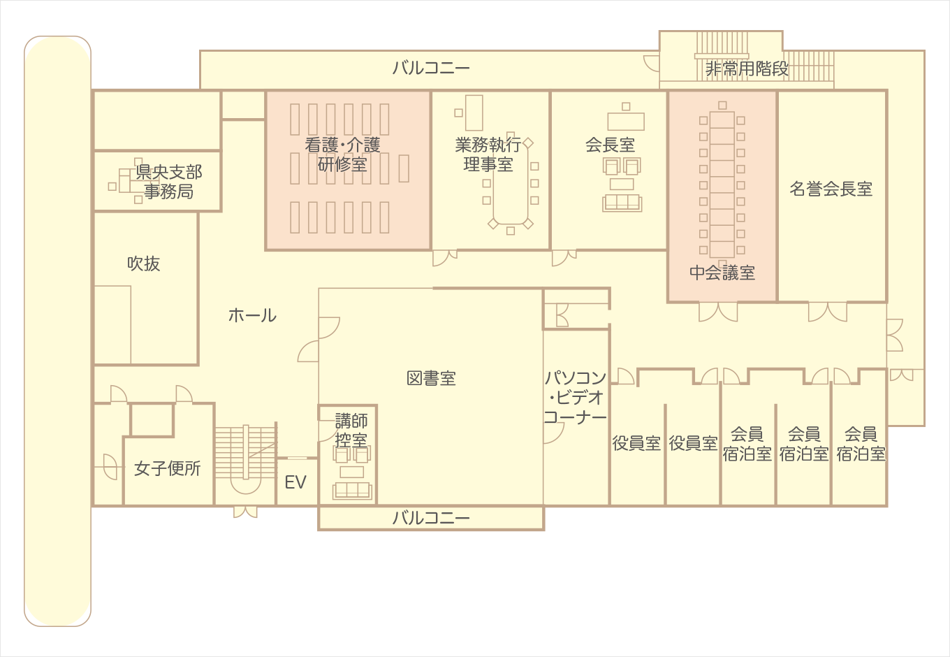 2階平面図